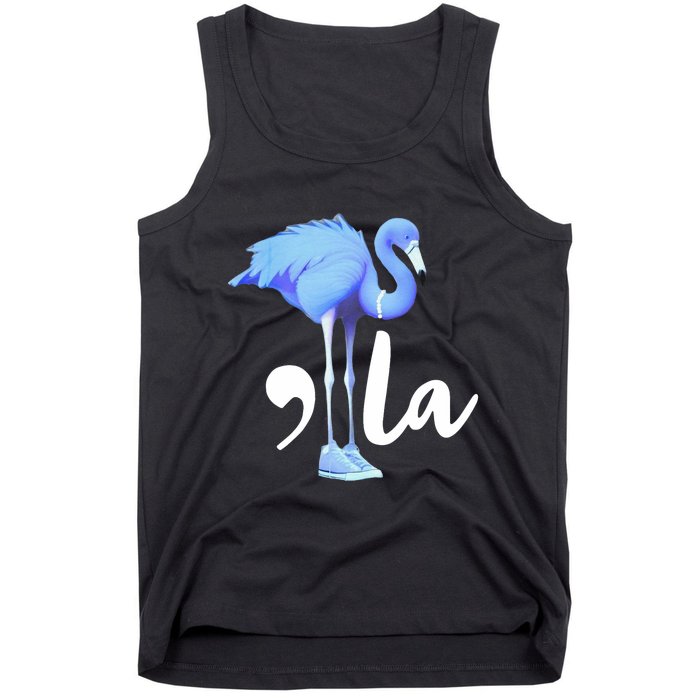 Retro Flamingo Chucks And Pearls Comma La Kamala Harris 2024 Tank Top