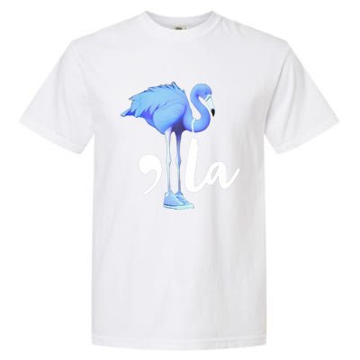 Retro Flamingo Chucks And Pearls Comma La Kamala Harris 2024 Garment-Dyed Heavyweight T-Shirt