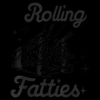 Rolling Fatties Cat Funny Cute Cat Lover Kitten Owner Kitty 16oz Travel Tumbler