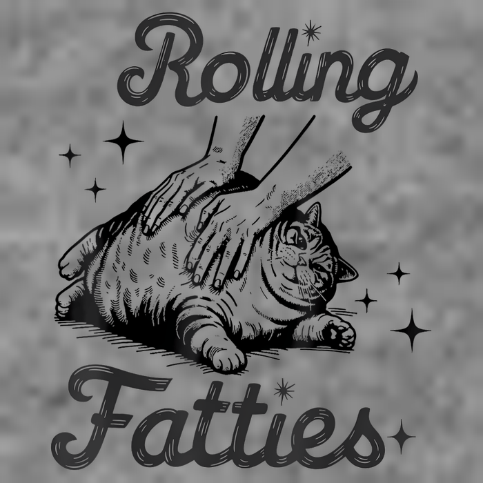 Rolling Fatties Cat Funny Cute Cat Lover Kitten Owner Kitty Toddler Sweatshirt