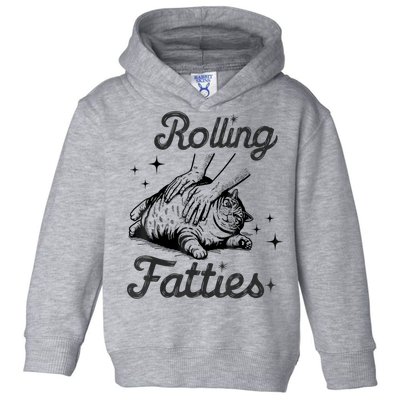 Rolling Fatties Cat Funny Cute Cat Lover Kitten Owner Kitty Toddler Hoodie