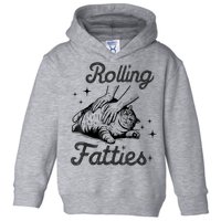 Rolling Fatties Cat Funny Cute Cat Lover Kitten Owner Kitty Toddler Hoodie