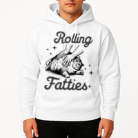 Rolling Fatties Cat Funny Cute Cat Lover Kitten Owner Kitty Hoodie