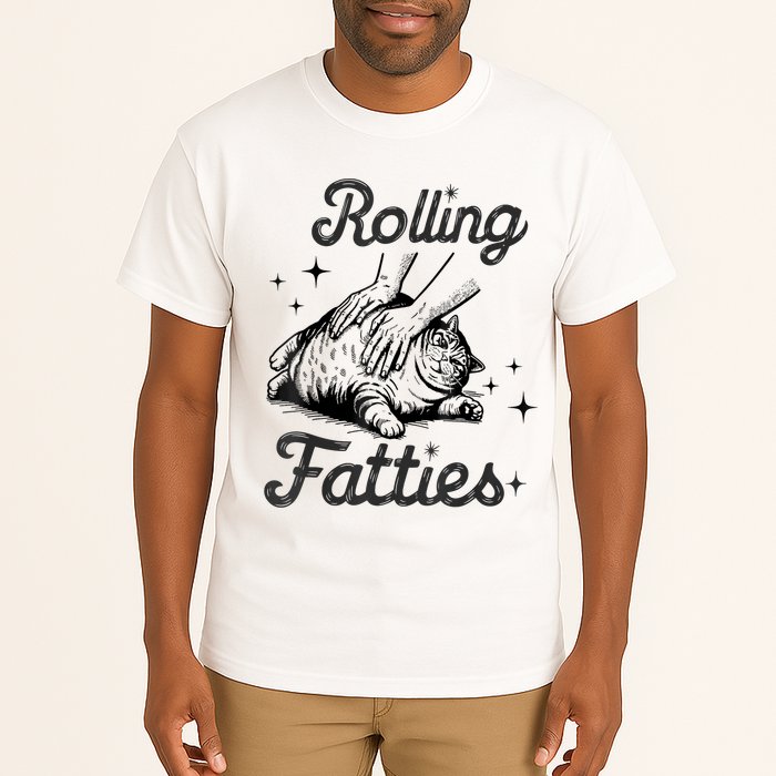 Rolling Fatties Cat Funny Cute Cat Lover Kitten Owner Kitty Tall T-Shirt