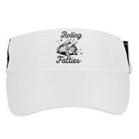 Rolling Fatties Cat Funny Cute Cat Lover Kitten Owner Kitty Adult Drive Performance Visor