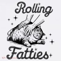 Rolling Fatties Cat Funny Cute Cat Lover Kitten Owner Kitty Mesh Reversible Basketball Jersey Tank