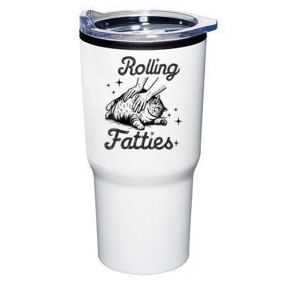 Rolling Fatties Cat Funny Cute Cat Lover Kitten Owner Kitty Tumbler