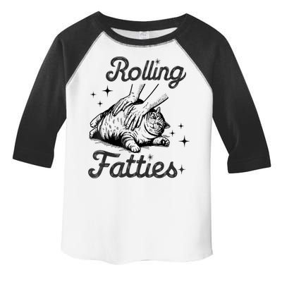 Rolling Fatties Cat Funny Cute Cat Lover Kitten Owner Kitty Toddler Fine Jersey T-Shirt
