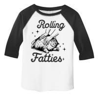 Rolling Fatties Cat Funny Cute Cat Lover Kitten Owner Kitty Toddler Fine Jersey T-Shirt