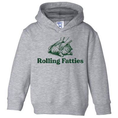 Rolling Fatties Cat Funny Cute Cat Lover Kitten Owner Kitty Toddler Hoodie