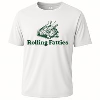 Rolling Fatties Cat Funny Cute Cat Lover Kitten Owner Kitty Cooling Performance Crew T-Shirt