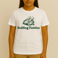 Rolling Fatties Cat Funny Cute Cat Lover Kitten Owner Kitty T-Shirt
