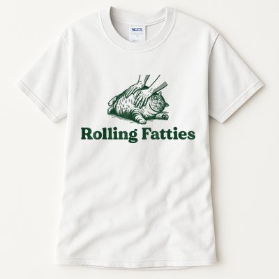 Rolling Fatties Cat Funny Cute Cat Lover Kitten Owner Kitty Tall T-Shirt