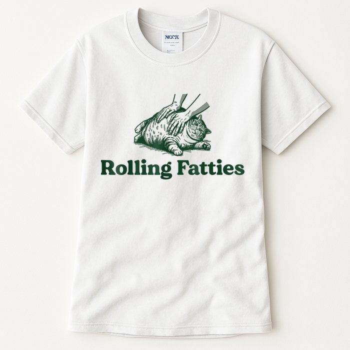 Rolling Fatties Cat Funny Cute Cat Lover Kitten Owner Kitty Tall T-Shirt