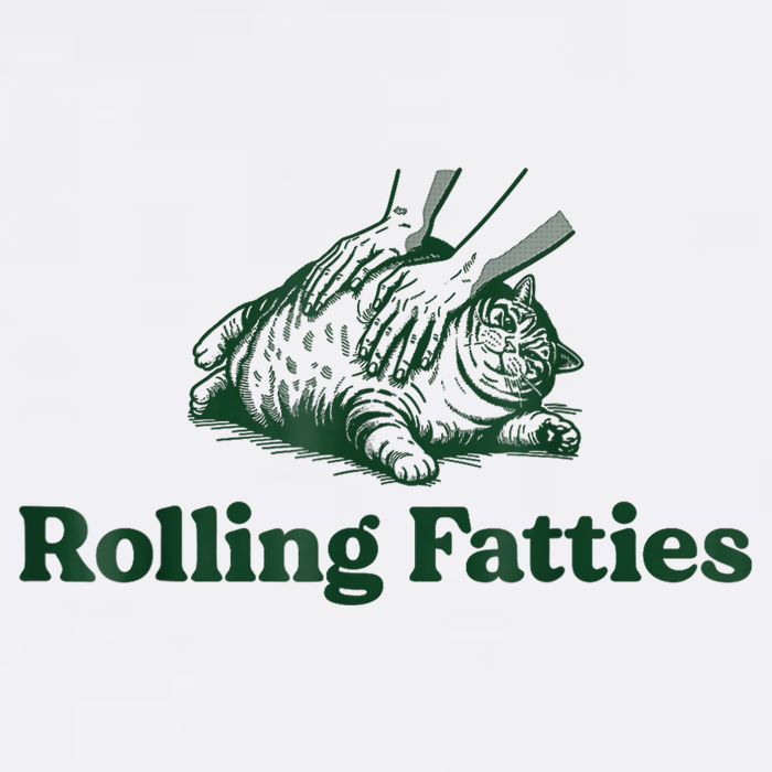 Rolling Fatties Cat Funny Cute Cat Lover Kitten Owner Kitty Tall T-Shirt