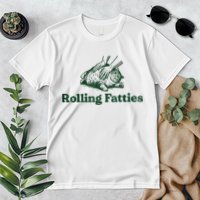 Rolling Fatties Cat Funny Cute Cat Lover Kitten Owner Kitty Premium T-Shirt