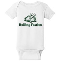 Rolling Fatties Cat Funny Cute Cat Lover Kitten Owner Kitty Baby Bodysuit