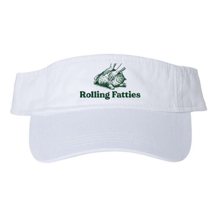 Rolling Fatties Cat Funny Cute Cat Lover Kitten Owner Kitty Visor