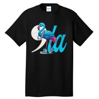 Retro Flamingo Chucks And Pearls Comma La Kamala Harris 2024 Tall T-Shirt