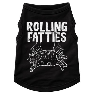Rolling Fatties Cat Funny Fat Kitten Doggie Tank