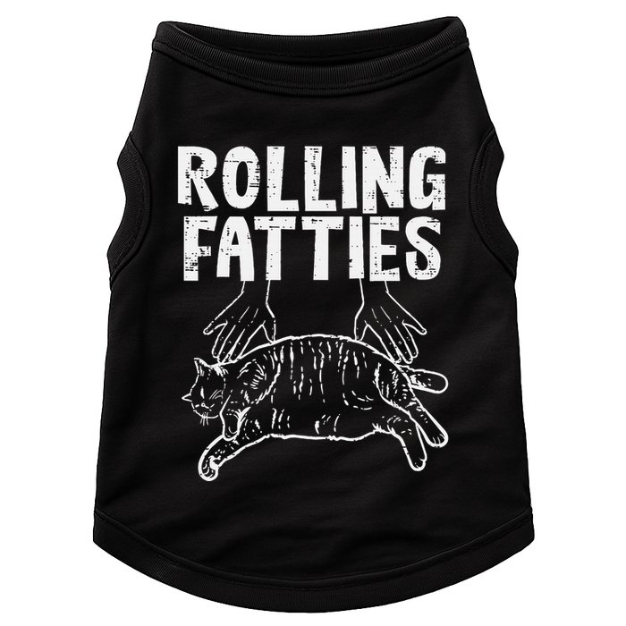 Rolling Fatties Cat Funny Fat Kitten Doggie Tank