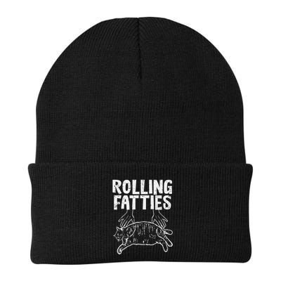 Rolling Fatties Cat Funny Fat Kitten Beanie