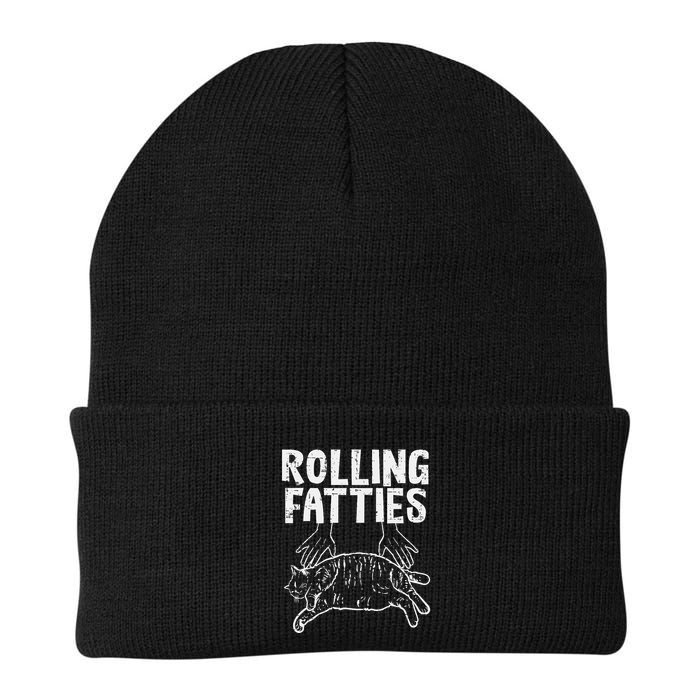 Rolling Fatties Cat Funny Fat Kitten Beanie
