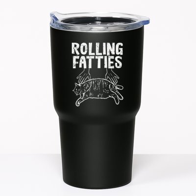 Rolling Fatties Cat Funny Fat Kitten Tumbler