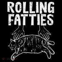 Rolling Fatties Cat Funny Fat Kitten Premium T-Shirt
