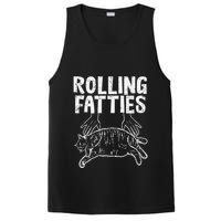 Rolling Fatties Cat Funny Fat Kitten PosiCharge Competitor Tank