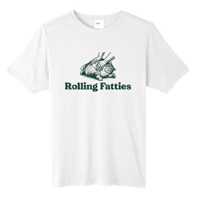 Rolling Fatties Cat Funny Cute Cat Lover Kitten Owner Kitty Tall Fusion ChromaSoft Performance T-Shirt