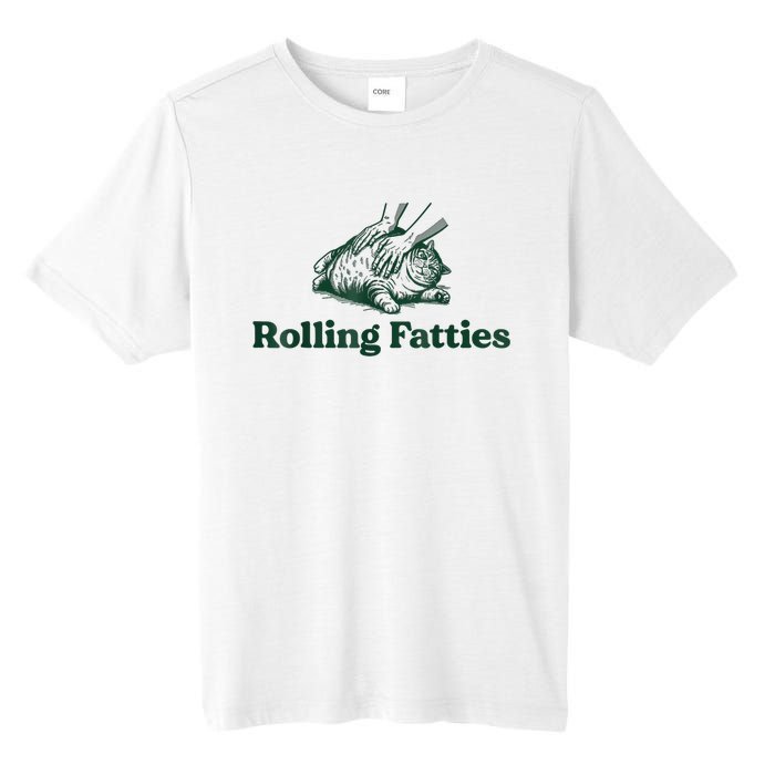 Rolling Fatties Cat Funny Cute Cat Lover Kitten Owner Kitty Tall Fusion ChromaSoft Performance T-Shirt