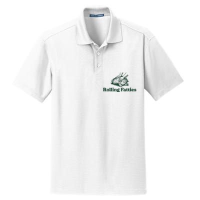 Rolling Fatties Cat Funny Cute Cat Lover Kitten Owner Kitty Dry Zone Grid Polo