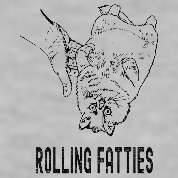 Rolling Fatties Cat Ladies PosiCharge Tri-Blend Wicking Tank