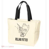 Rolling Fatties Cat Zip Tote Bag