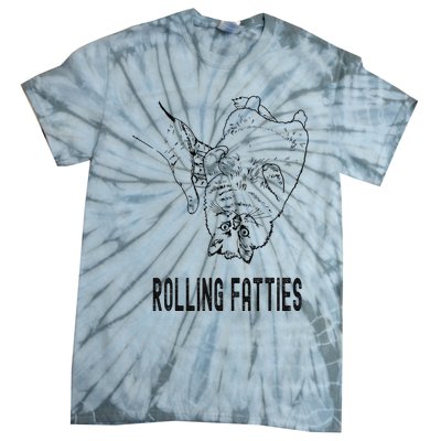 Rolling Fatties Cat Tie-Dye T-Shirt