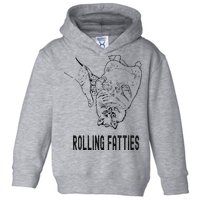 Rolling Fatties Cat Toddler Hoodie