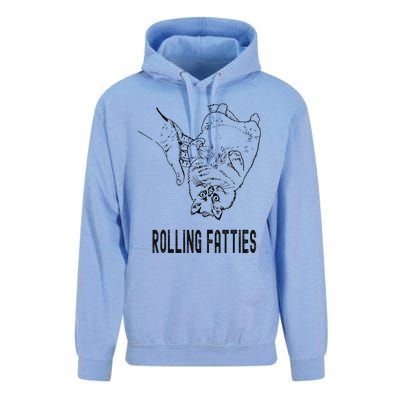 Rolling Fatties Cat Unisex Surf Hoodie