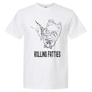 Rolling Fatties Cat Garment-Dyed Heavyweight T-Shirt