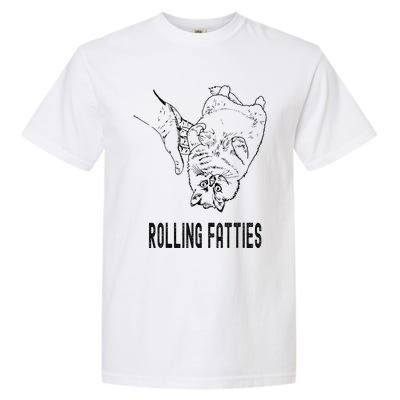 Rolling Fatties Cat Garment-Dyed Heavyweight T-Shirt