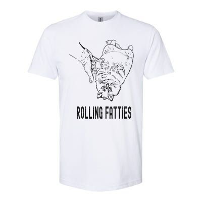 Rolling Fatties Cat Softstyle CVC T-Shirt