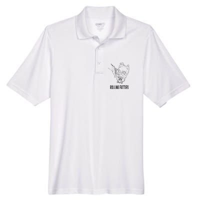 Rolling Fatties Cat Men's Origin Performance Pique Polo