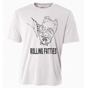 Rolling Fatties Cat Cooling Performance Crew T-Shirt