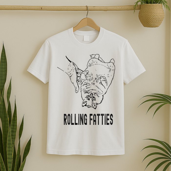 Rolling Fatties Cat T-Shirt