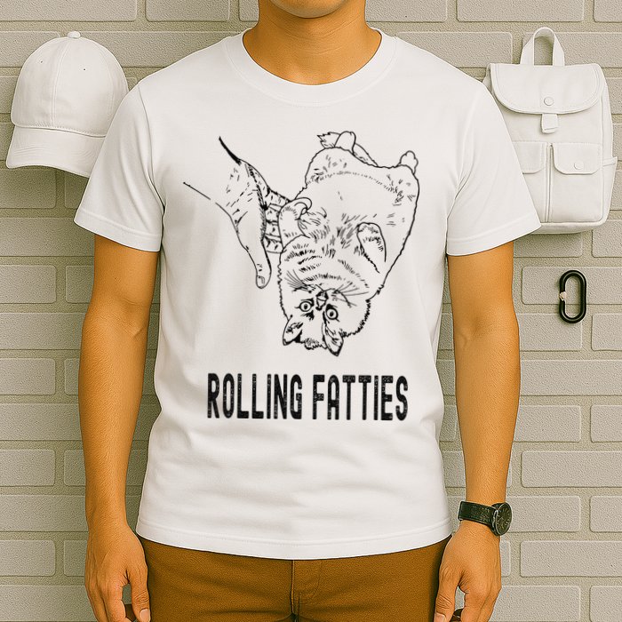 Rolling Fatties Cat T-Shirt