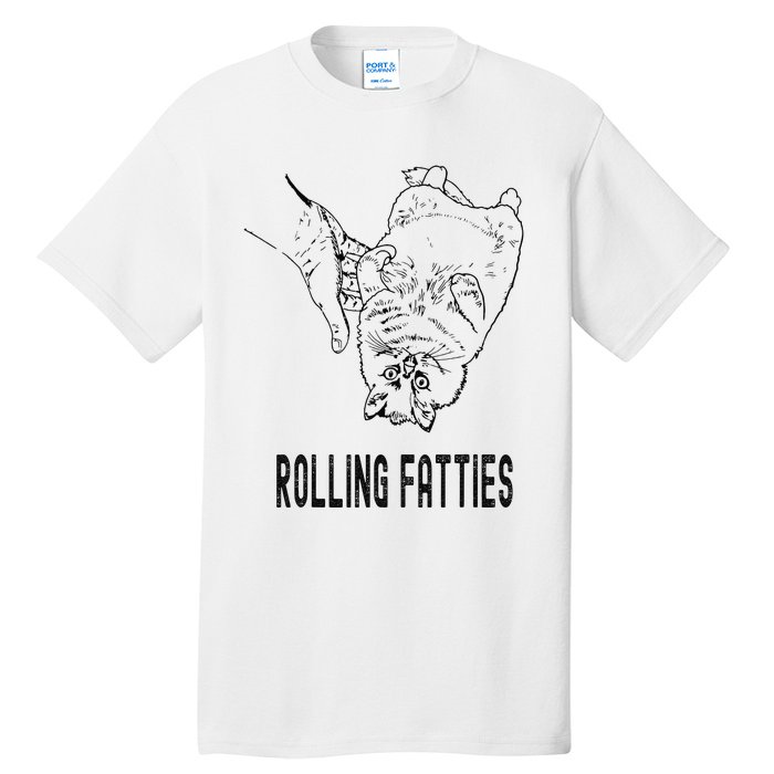 Rolling Fatties Cat Tall T-Shirt