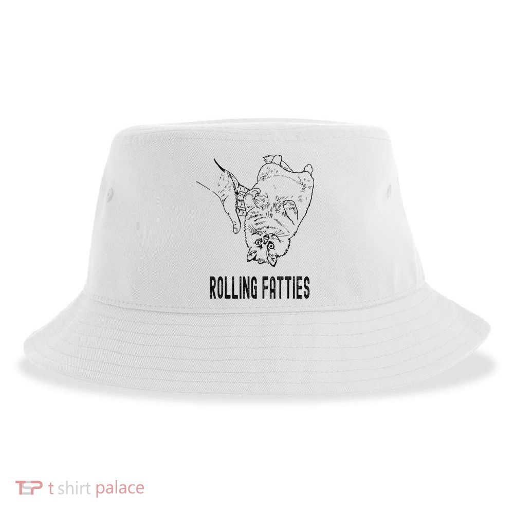 Rolling Fatties Cat Sustainable Bucket Hat
