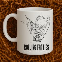 Rolling Fatties Cat Mug