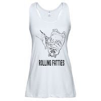 Rolling Fatties Cat Ladies Essential Flowy Tank