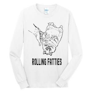 Rolling Fatties Cat Tall Long Sleeve T-Shirt